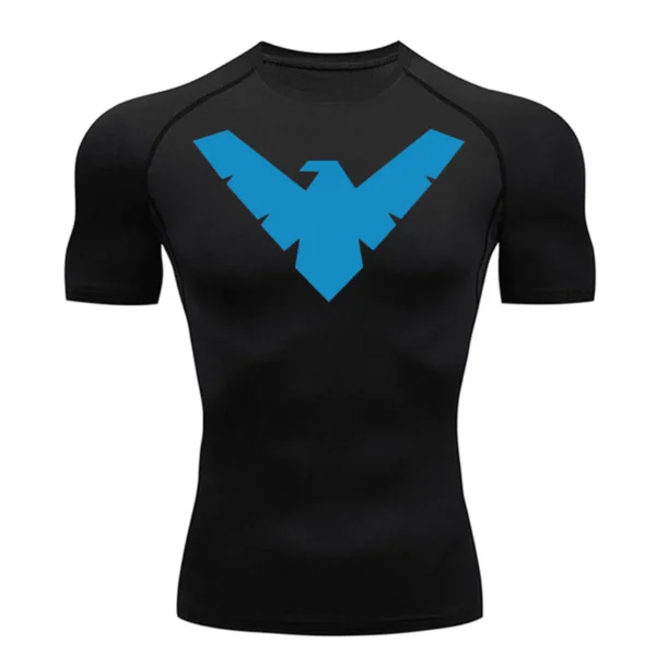 Nightwing compression shirt men