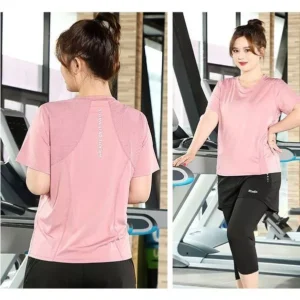 Plus Size Lady Women T-Shirt Blouse Tops Running Gym Hiking
