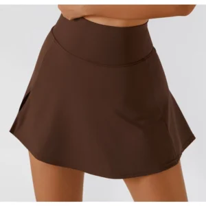 AirActive StyleMove Skirt 2 In 1 High Waist Yoga Skirt Built in Shorts Anti Exposure Design Barely There Feel Ultra Soft and Comfortable Perfect for Yoga Running and Fitness