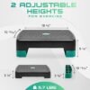 Yes4All Aerobic Exercise Step Platform with 2 Risers Adjustable Height