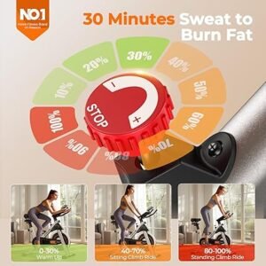 YOSUDA Exercise Bike Brake Pad Stationary Bike for Home