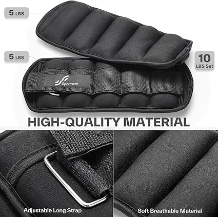Sportneer Adjustable Ankle Weights