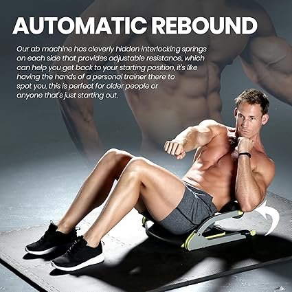 WONDER CORE SMART Ab Machine for Stomach Workout Ab Core Trainer Abdominal Machine for Home Gym