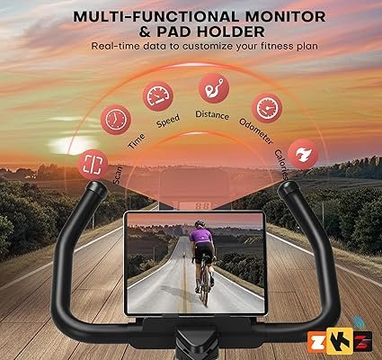 Exercise Bike Adjustable Magnetic Resistance Stationary Bikes for Home